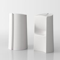 Kalispera tabouret haut de design - blanc 1